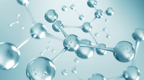 molecule or atom, Abstract structure for Science or medical background, 3d illustration.